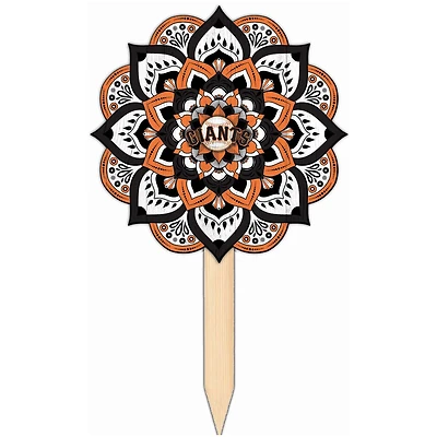 San Francisco Giants 18'' x 12'' Mandala Yard Stake