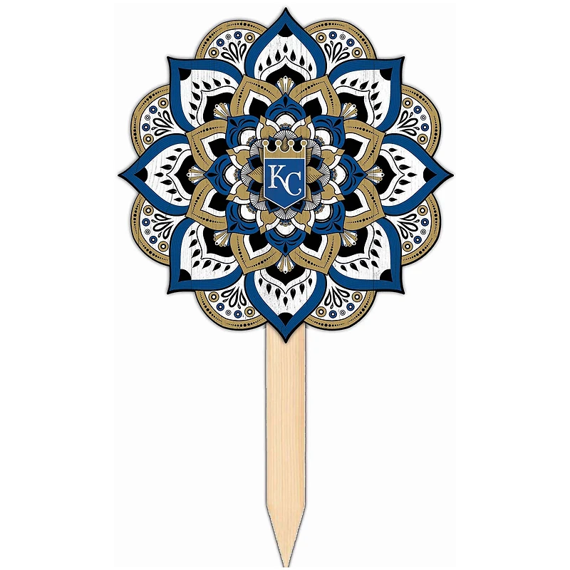 Kansas City Royals 18'' x 12'' Mandala Yard Stake