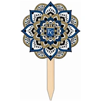 Kansas City Royals 18'' x 12'' Mandala Yard Stake
