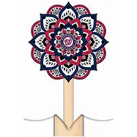 Washington Nationals 18'' x 12'' Mandala Yard Stake
