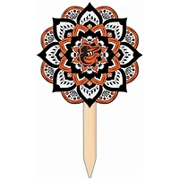 Baltimore Orioles 18'' x 12'' Mandala Yard Stake