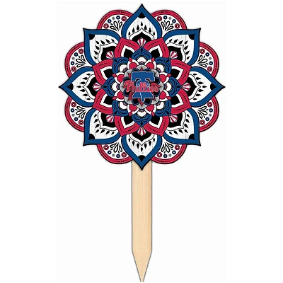 Philadelphia Phillies 18'' x 12'' Mandala Yard Stake