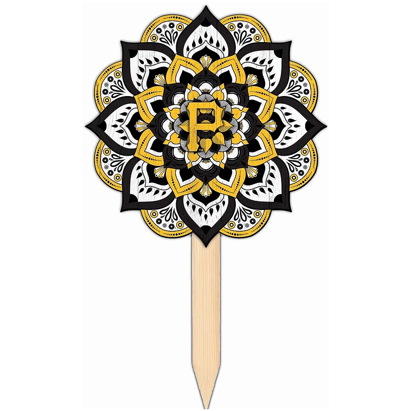 Pittsburgh Pirates 18'' x 12'' Mandala Yard Stake