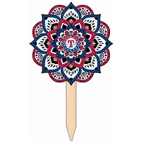 Texas Rangers 18'' x 12'' Mandala Yard Stake