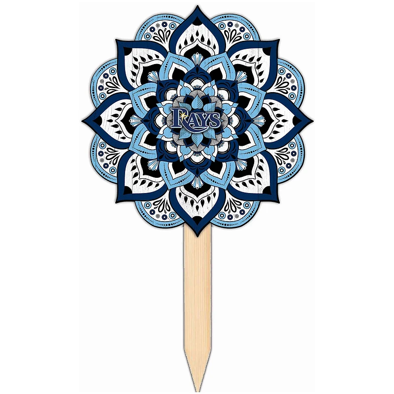 Tampa Bay Rays 18'' x 12'' Mandala Yard Stake