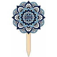 Tampa Bay Rays 18'' x 12'' Mandala Yard Stake