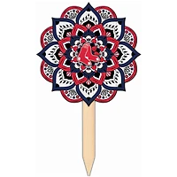Boston Red Sox 18'' x 12'' Mandala Yard Stake