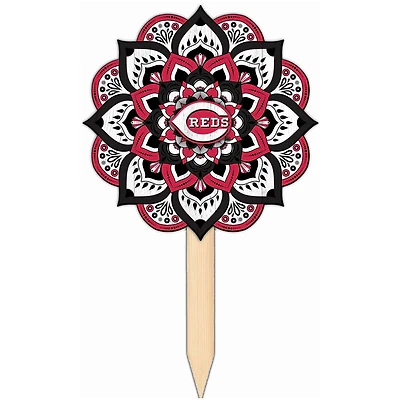 Cincinnati Reds 18'' x 12'' Mandala Yard Stake