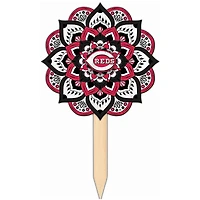 Cincinnati Reds 18'' x 12'' Mandala Yard Stake