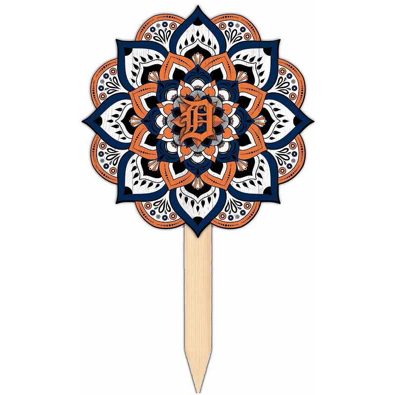 Detroit Tigers 18'' x 12'' Mandala Yard Stake