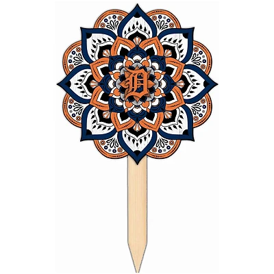 Detroit Tigers 18'' x 12'' Mandala Yard Stake