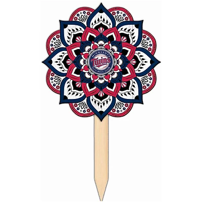 Minnesota Twins 18'' x 12'' Mandala Yard Stake