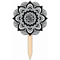 Chicago White Sox 18'' x 12'' Mandala Yard Stake