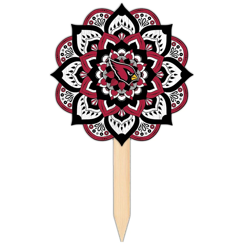 Arizona Cardinals 18'' x 12'' Mandala Yard Stake