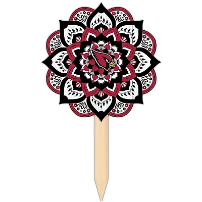 Arizona Cardinals 18'' x 12'' Mandala Yard Stake