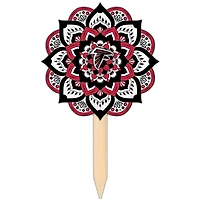 Atlanta Falcons 18'' x 12'' Mandala Yard Stake