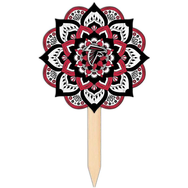 Atlanta Falcons 18'' x 12'' Mandala Yard Stake