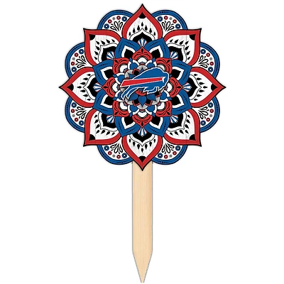 Buffalo Bills 18'' x 12'' Mandala Yard Stake