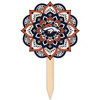 Denver Broncos 18'' x 12'' Mandala Yard Stake