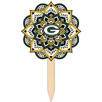 Green Bay Packers 18'' x 12'' Mandala Yard Stake