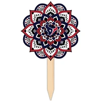 Houston Texans 18'' x 12'' Mandala Yard Stake