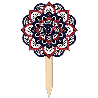 Houston Texans 18'' x 12'' Mandala Yard Stake