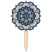 Indianapolis Colts 18'' x 12'' Mandala Yard Stake