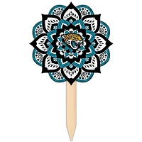 Jacksonville Jaguars 18'' x 12'' Mandala Yard Stake