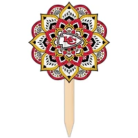 Kansas City Chiefs 18'' x 12'' Mandala Yard Stake