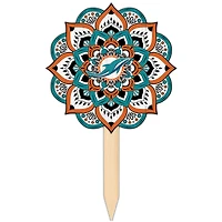 Miami Dolphins 18'' x 12'' Mandala Yard Stake