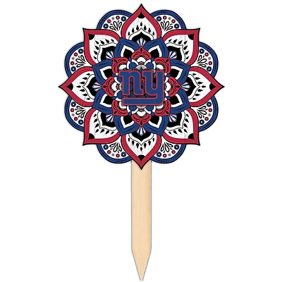 New York Giants 18'' x 12'' Mandala Yard Stake