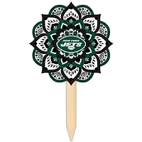 New York Jets 18'' x 12'' Mandala Yard Stake