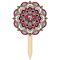 San Francisco 49ers 18'' x 12'' Mandala Yard Stake