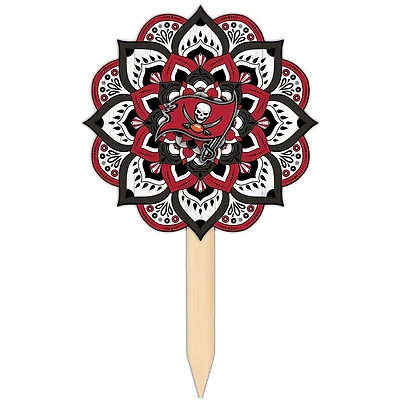 Tampa Bay Buccaneers 18'' x 12'' Mandala Yard Stake