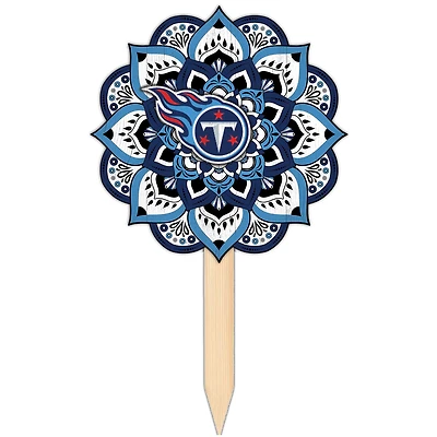 Tennessee Titans 18'' x 12'' Mandala Yard Stake