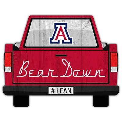 Arizona Wildcats 12'' x 12'' Truck Back Décor