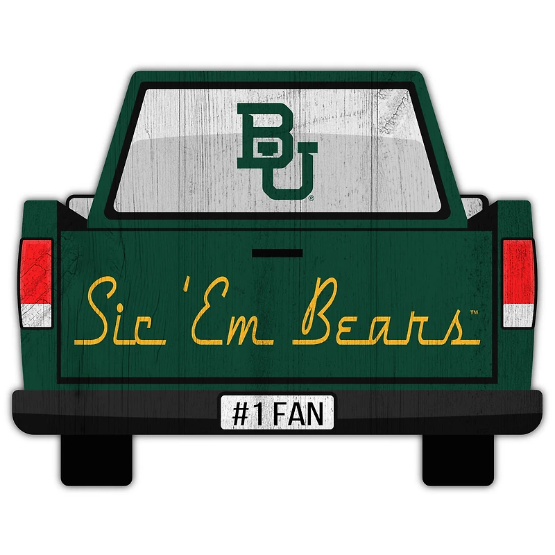 Baylor Bears 12'' x 12'' Truck Back Décor