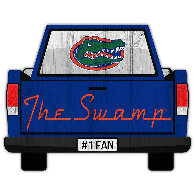 Florida Gators 12'' x 12'' Truck Back Décor