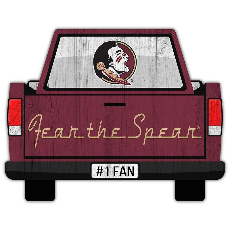 Florida State Seminoles 12'' x 12'' Truck Back Décor