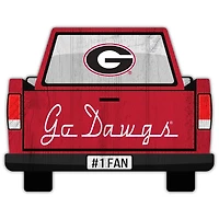 Georgia Bulldogs 12'' x 12'' Truck Back Décor