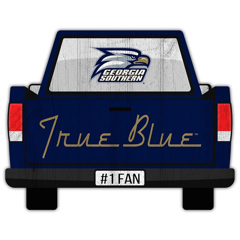 Georgia Southern Eagles 12'' x 12'' Truck Back Décor