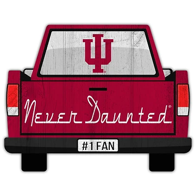 Indiana Hoosiers 12'' x 12'' Truck Back Décor