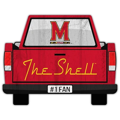 Maryland Terrapins 12'' x 12'' Truck Back Décor