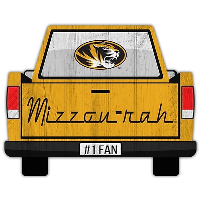 Missouri Tigers 12'' x 12'' Truck Back Décor