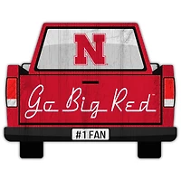 Nebraska Huskers 12'' x 12'' Truck Back Décor