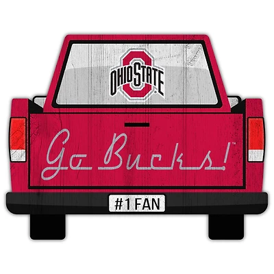 Ohio State Buckeyes 12'' x 12'' Truck Back Décor
