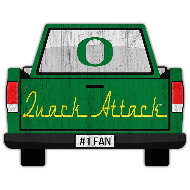 Oregon Ducks 12'' x 12'' Truck Back Décor