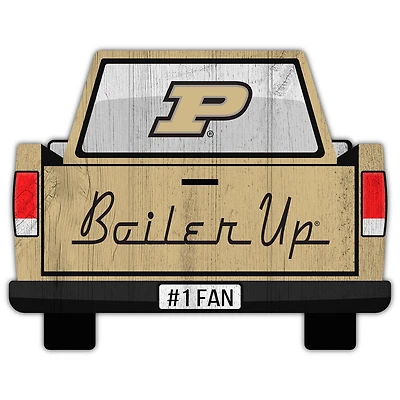 Purdue Boilermakers 12'' x 12'' Truck Back Décor