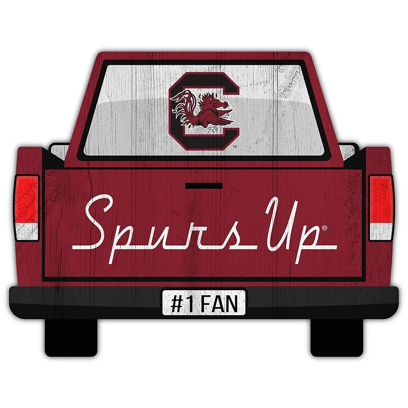 South Carolina Gamecocks 12'' x 12'' Truck Back Décor