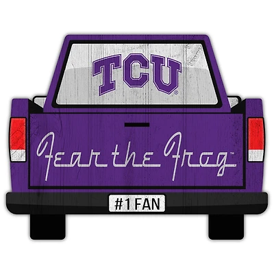 TCU Horned Frogs 12'' x 12'' Truck Back Décor